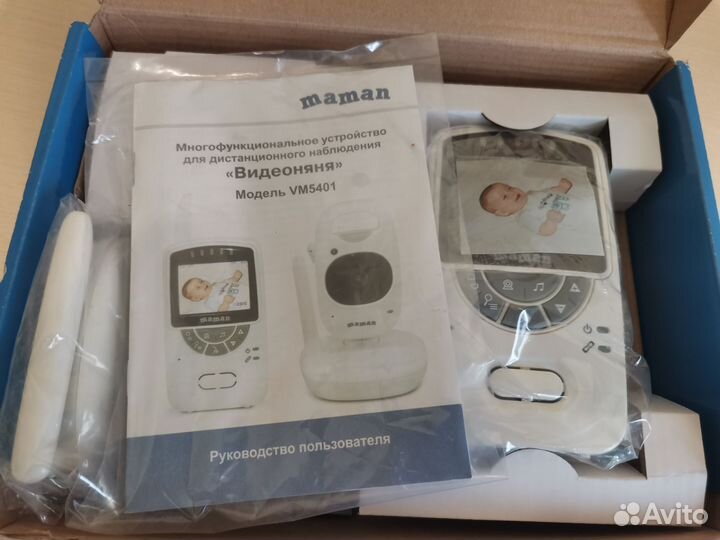 Радио и видео няня maman vm5401