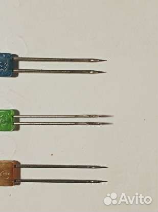 Иглы двойные для бытовых швейных машин