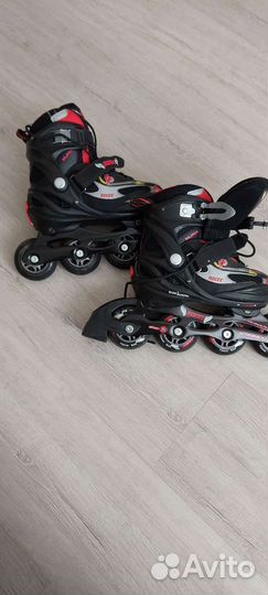 Роликовые коньки детские раздвижные р. 30-35