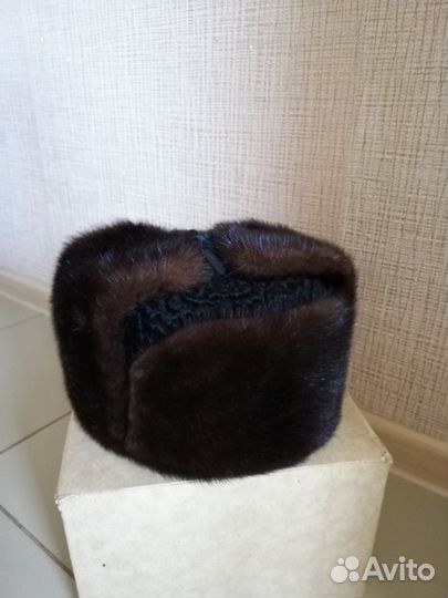 Шапка ушанка мужская, 57 размер