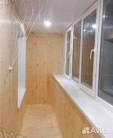 Пластиковый балкон с установкой