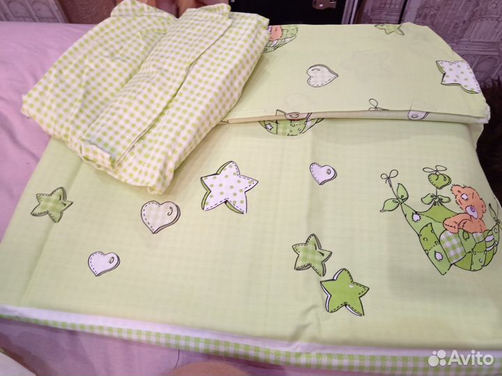 Детское постельное белье в детскую кроватку