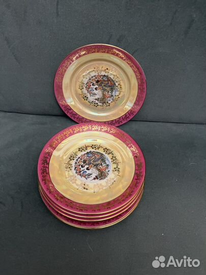 Набор десертных тарелок 19,5 см в диаметре