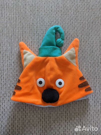 Шапочка карнавальная три кота, кот компот