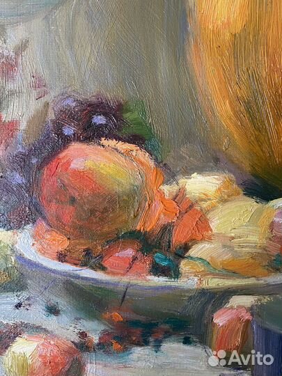 Картина маслом натюрморт на холсте