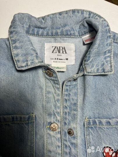 Джинсовая куртка 98 zara