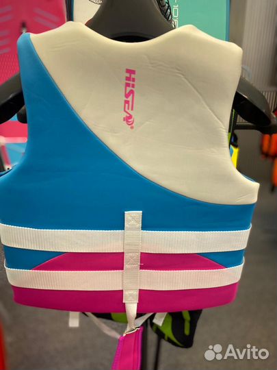 Страховочный неопреновый детский жилет Hisea Pink