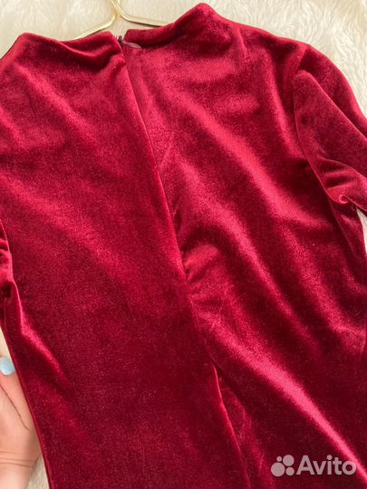 Платье XS новогоднее красное