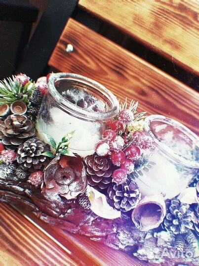 Подсвечник ручной работы