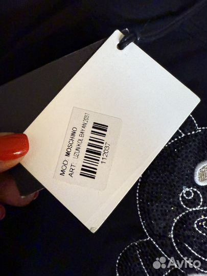 Лонгслив Moschino оригинал новый S