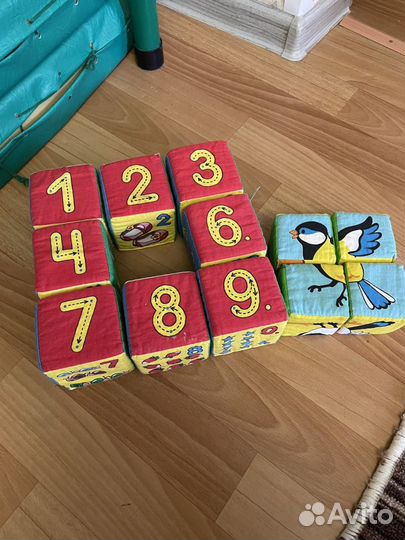 Мягкие кубики