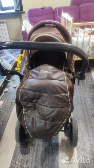 Коляска zippy classic 2 в 1 кожа