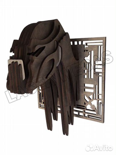 Подставка для шлема Хищник