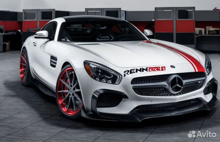 Двухсоставные кованые диски на Mercedes AMG GTS