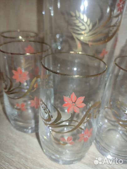 Кувшин стекло СССР Чехословакия