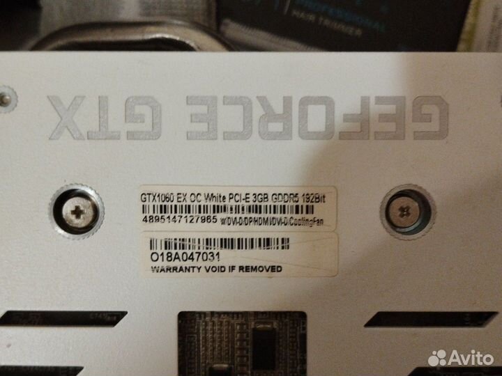 Видеокарта gtx 1060 3gb