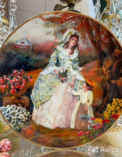 Декоративная тарелка Элизабет