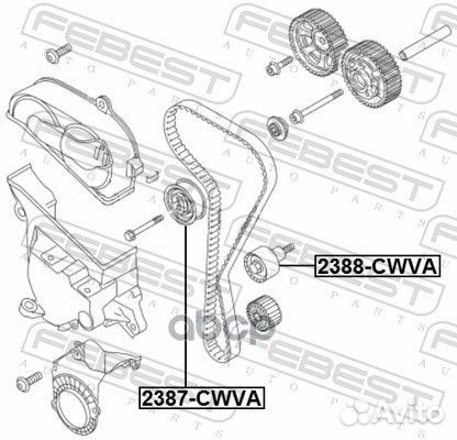 Ролик натяжной ремня грм Audi A3 1.2/1.4 TFSi FSi