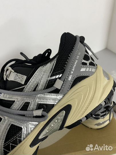 Кроссовки asics gel kahana tr v2 black silver