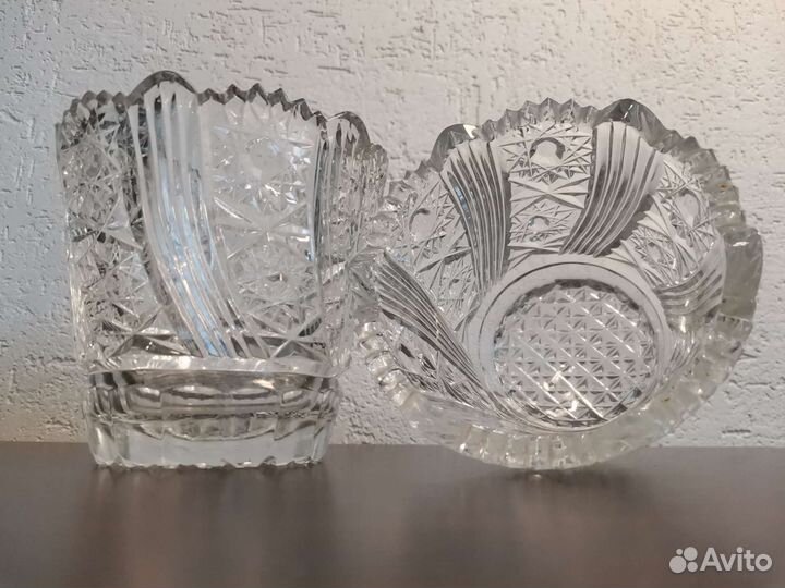Вазы хрустальные СССР