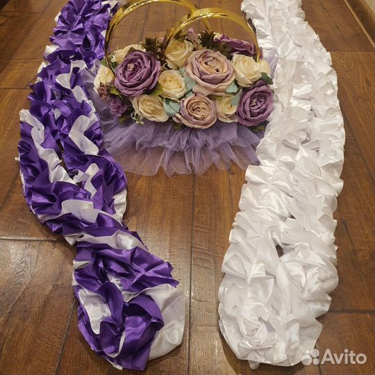 Украшение на свадебную машину