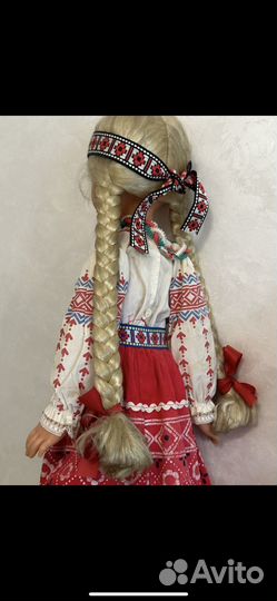 Кукла СССР ленигрушка Славянка ранняя