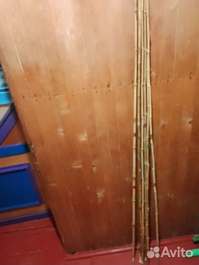 Бамбуковые удочки СССР 6шт