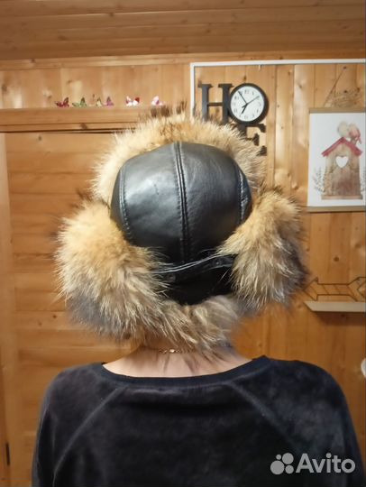 Шапка ушанка меховая