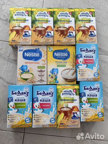 Детские каши молочные в ассортименте