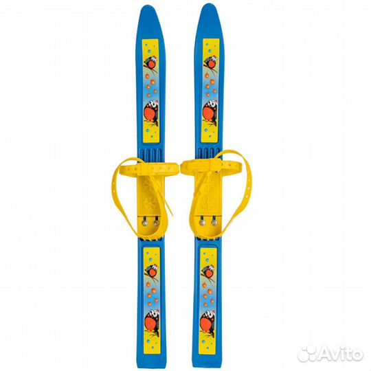 Детские пластиковые лыжи Олимпик спорт 66 см