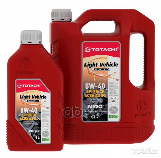Акция 5W-40 niro LV Synthetic SP/SN/CF A3/B4 4л