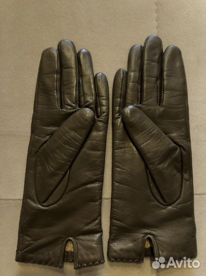 Перчатки кожаные