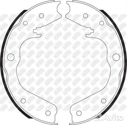 Колодки тормозные барабанные