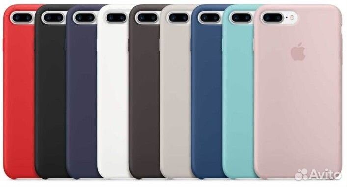 Силиконовый чехол на iPhone 7Plus/8Plus сиреневый