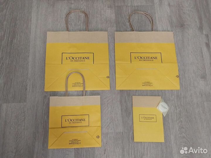 Подарочные пакеты, коробка Локситан новые