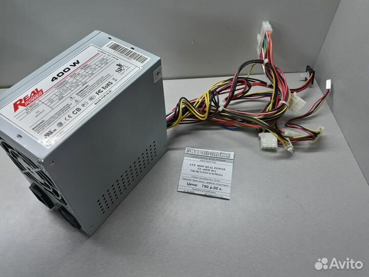 Блок питания ATX 400W RealPower GC-400W R11
