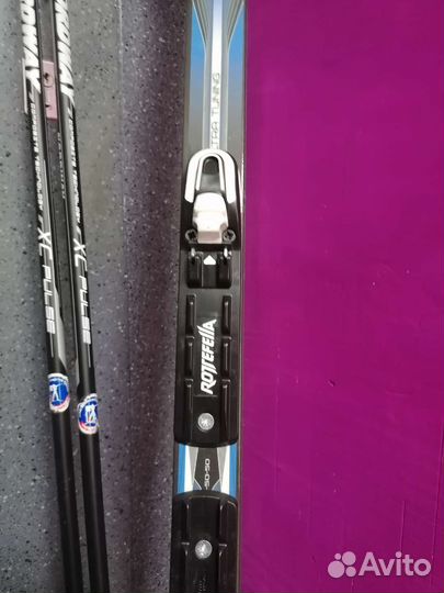 Лыжи беговые Nordwey (185 ) + палки