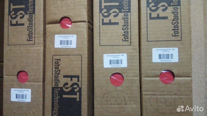 Красный бумажный фон FST 1001 dark RED 2,72х11