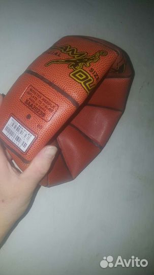 Баскетбольный мяч super slam dun сдутый,новый