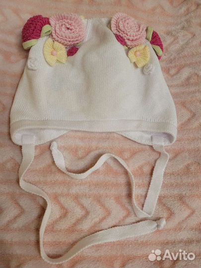 Шапка для девочки Chobi чоби демисезонная