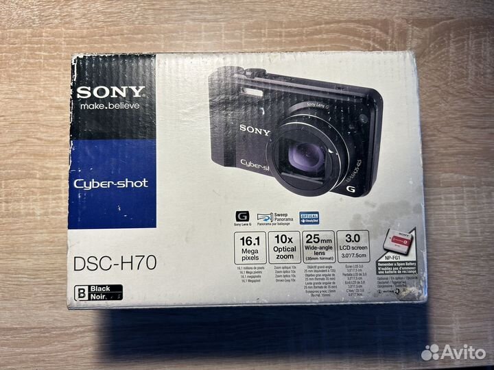 Цифровой фотоаппарат sony cyber shot