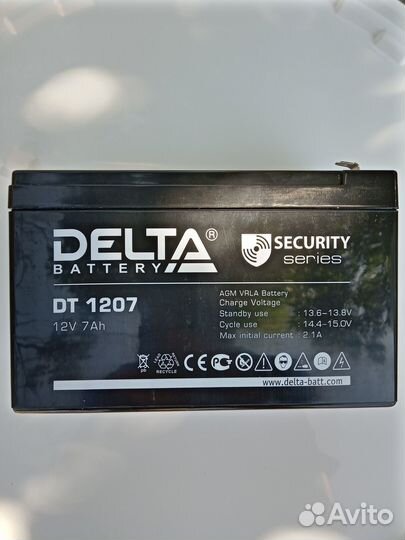 Аккумулятор delta 1207(новый)