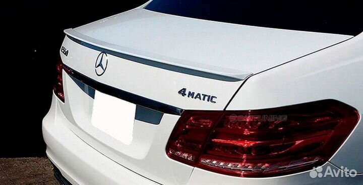 Лип спойлер mercedes e w212
