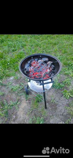 Гриль новый на углях