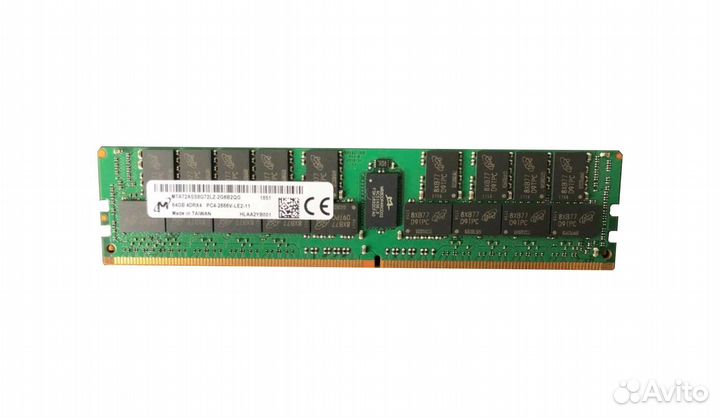 MTA72ASS8G72LZ-2G6B2QG - Micron 64GB DDR4-2666 MHz