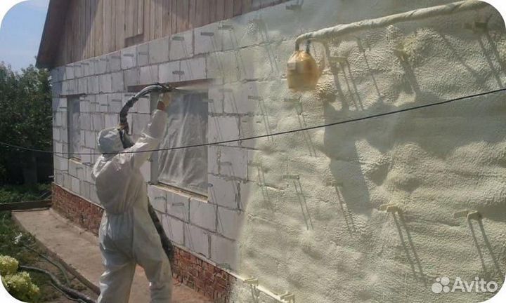 Утепление пенополиуретаном ППУ