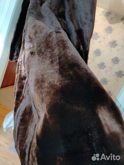 Мутоновая шуба новая 50 52 размер