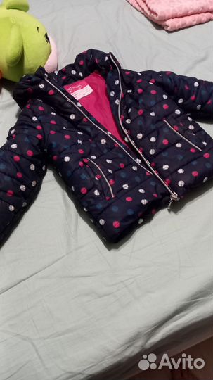 Куртка детская демисезонная для девочки 98