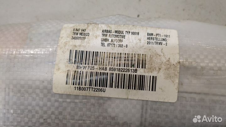 Подушка безопасности боковая левая BMW X3 F25
