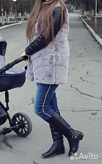 Меховая жилетка